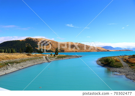 特卡波湖,牧羊人教堂,翠綠色,湖,景色絕佳(新西蘭) 特卡波湖,牧羊人教堂,翠綠色,湖,景色絕佳(新西蘭) 70302477