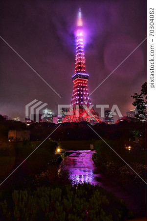 雨中的東京鐵塔 雨中的東京鐵塔 70304082