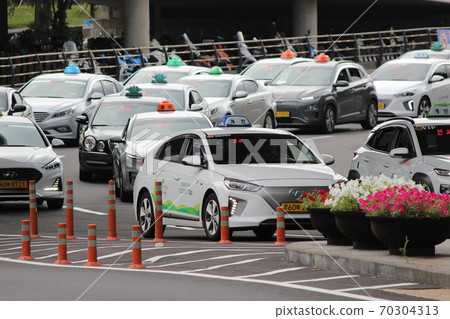 韓國濟州島出租車遊行 70304313