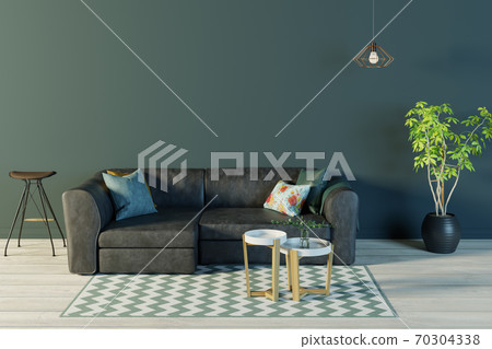 Modern interior mock-up 70304338