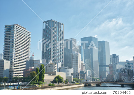 8月中旬，大阪府大阪市北區市容 70304465