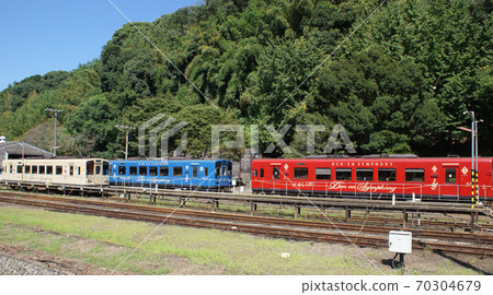 Kumagawa Railway Rail Bus Diesel Train Hitoyoshi Depot Kumagawa Railway Rail Bus Diesel Train Hitoyoshi Depot 70304679