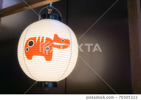 Red bee lanterns and festival scenery Red bee lanterns and festival scenery 70305322