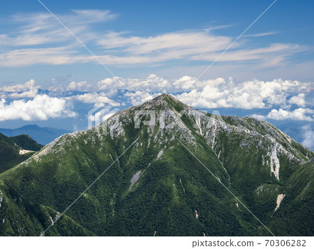 Mt. Jonen seen from Mt. Okuhotaka Mt. Jonen seen from Mt. Okuhotaka 70306282