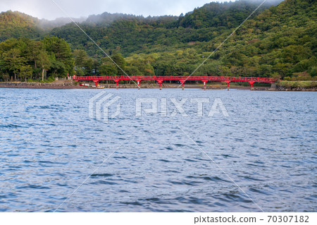 縣立赤城公園赤城大沼初秋風光 70307182