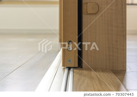 Open sliding doors and door rails 70307443