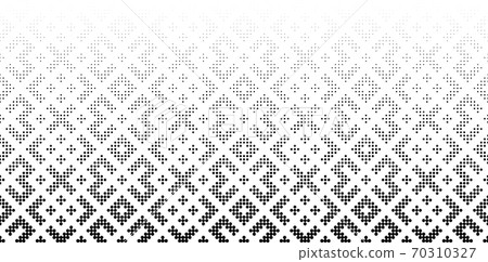 Seamless halftone vector background.Filled with black circles . 71 figures in height. Seamless halftone vector background.Filled with black circles . 71 figures in height. 70310327