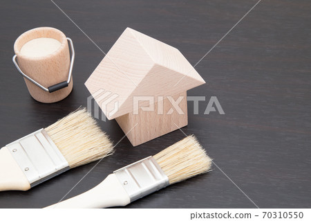 Exterior wall painting work of a house Repainting work image Exterior wall painting work of a house Repainting work image 70310550