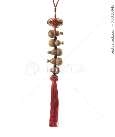 Chinese new year knot decoration on white Chinese new year knot decoration on white 70310946