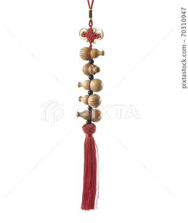 Chinese new year knot decoration on white Chinese new year knot decoration on white 70310947