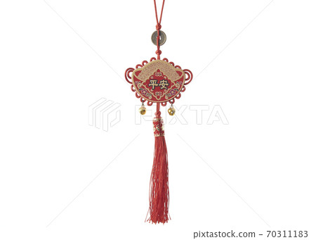 Chinese new year knot decoration on white Chinese new year knot decoration on white 70311183
