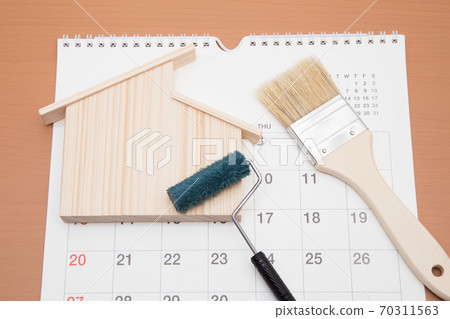 房屋外牆粉刷 重新粉刷時序圖 70311563