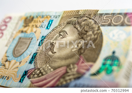 polish banknote paper money 500 PLN zloty 70312994