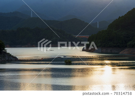Scenery of the lakeside area of Miyagase Dam 70314758