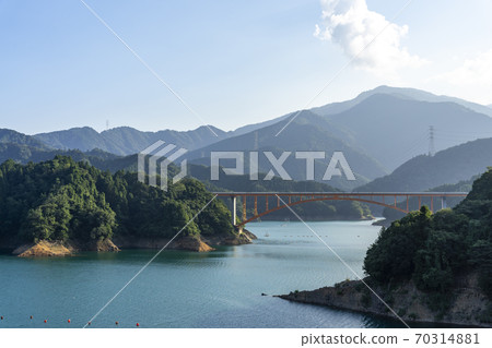 Scenery of Miyagase Dam Toriihara area Scenery of Miyagase Dam Toriihara area 70314881