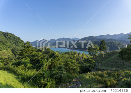 Scenery of Miyagase Dam Toriihara area 70314886