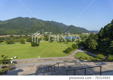 Scenery of the lakeside area of Miyagase Dam 70314993
