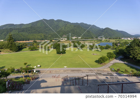 Scenery of the lakeside area of Miyagase Dam 70314994