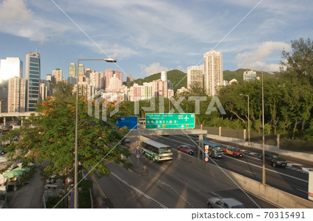 1 June 2007 Victoria Park Road at causeway bay, hong kong 70315491