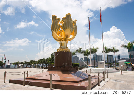 30 May 2007 the Golden bauhinia square in wan chai Hong Kong 30 May 2007 the Golden bauhinia square in wan chai Hong Kong 70316257