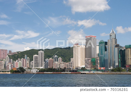 30 May 2007 a high rise buildings. Causeway Bay, hk Island. 70316281