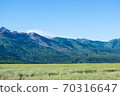 Shirogane model ranch Tokachidake mountain range Biei 70316647
