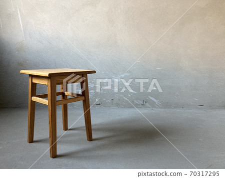 Wooden stool in room 70317295