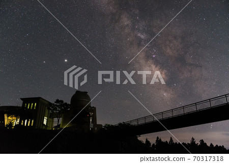 Hoshinomura Observatory and Milky Way in Tamura City, Fukushima 70317318