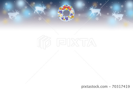 Blue Christmas background illustration Blue Christmas background illustration 70317419