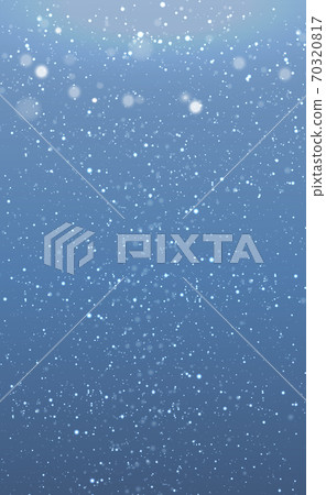 Delicate sky background with falling snowflakes 70320817