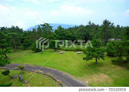 四面手指天文台可以從天文台香川縣小島觀光廳眺望的原始高原美景（3） 70320959