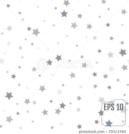 Seamless pattern with silver stars Seamless pattern with silver stars 70321560