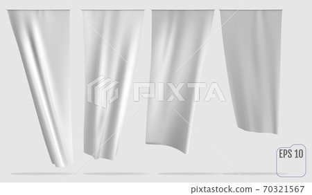 White clean Vertical waving template flag White clean Vertical waving template flag 70321567