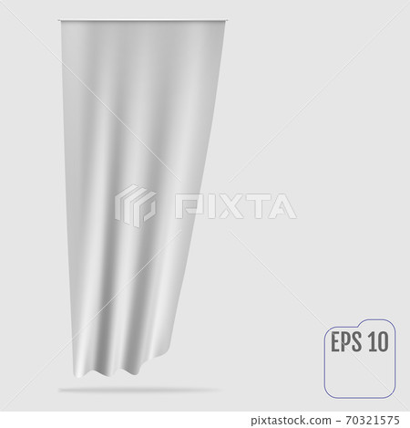White clean Vertical waving template flag White clean Vertical waving template flag 70321575