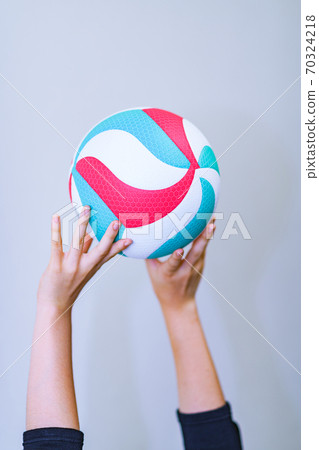 Volleyball [Image of sports and club activities] 70324218