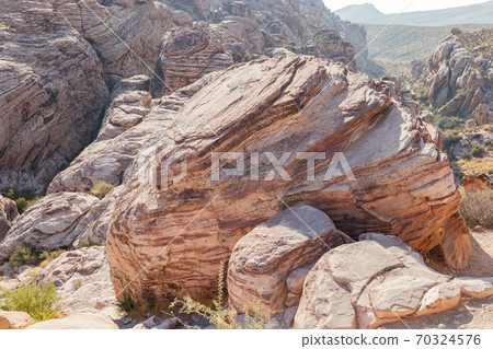 Sunny view of the Calico Hills of Red Rock Canyon National Conservation Area Sunny view of the Calico Hills of Red Rock Canyon National Conservation Area 70324576