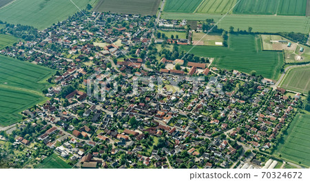 Aerial view from a small aircraft Aerial view from a small aircraft 70324672