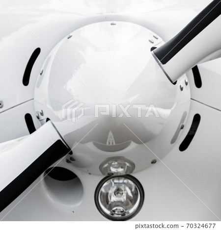 Close-up of the tip of a light aircraft  70324677