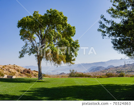 Sunny view of the Hemenway Park 70324863