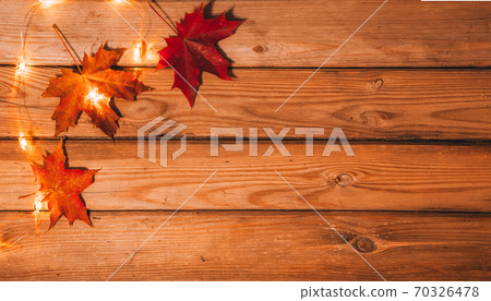 Colorful leaves frame on yellow background with copy space. Autumn frame. Colorful leaves frame on yellow background with copy space. Autumn frame. 70326478