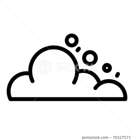 Landslide icon, outline style 70327571