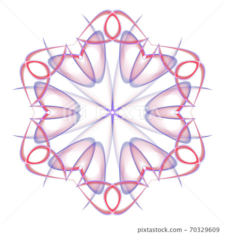 Beautiful hexagon (transparent PNG background) 2021010_010 70329609