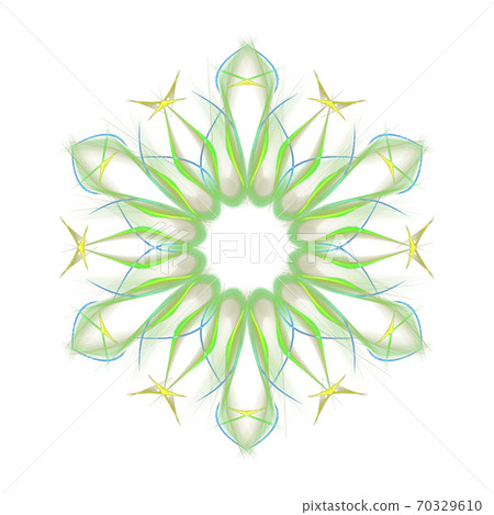 Beautiful hexagon (transparent PNG background) 2021010_008 70329610