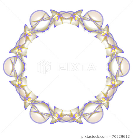 美麗的六角形（透明PNG背景）2021010_005 70329612