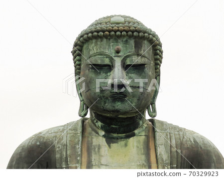 “鎌倉大佛”水彩風格 70329923