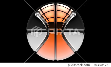 3D illustration of basketball 3D illustration of basketball 70330576