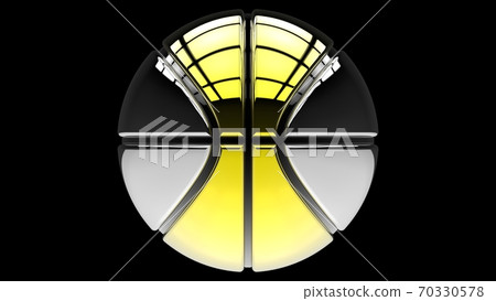 3D illustration of basketball 3D illustration of basketball 70330578
