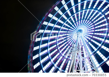 [Odaiba] Ferris wheel at night 70330855