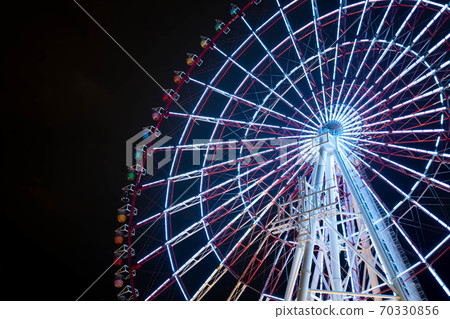 [Odaiba] Ferris wheel at night 70330856