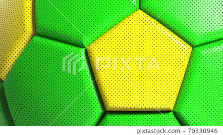 3D illustration of soccer ball 3D illustration of soccer ball 70330946